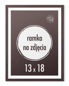 Ramki na zdjęcia - Ramka na zdjęcia 13x18 cm B6 Ramki 18x13 wenge stojąca z nóżką - miniaturka - grafika 1