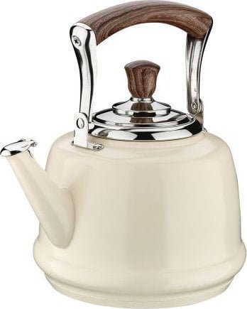 Cilio Czajnik, stal nierdzewna, śred. 22,5 x 17 cm, 2,0 l, biały /