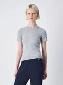 Koszulki i topy damskie - Champion Koszulka w kolorze szarym - miniaturka - grafika 1