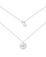 Naszyjniki - Srebrny medalion z symbolem serca - miniaturka - grafika 1