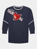 Sukienki i spódniczki dla dziewczynek - Guess Sukienka codzienna K3YK21 KA6R0 Granatowy Regular Fit - miniaturka - grafika 1