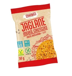 Ciastko jaglane pasta orzechowa i Chia 50 g FRANK&OLI - Zdrowa żywność - miniaturka - grafika 1