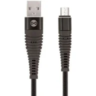 Kable USB - Forever Shark micro-USB czarny 2220885 - miniaturka - grafika 1