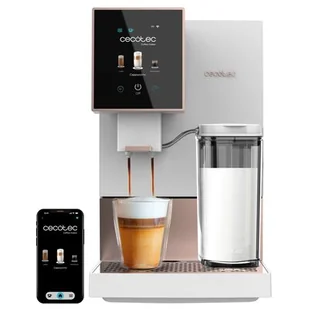 Ekspres do kawy Ekspres CECOTEC Cremmaet Compactccino Connected White Rose - Ekspresy do kawy - miniaturka - grafika 1
