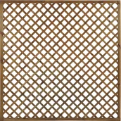 Ogrodzenia - Płot kratkowy Nive 180x180 cm drewniany Naterial - miniaturka - grafika 1