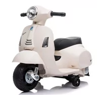 Pojazdy elektryczne dla dzieci - Motorek elektryczny SUN BABY Scooter Vespa Biały - miniaturka - grafika 1