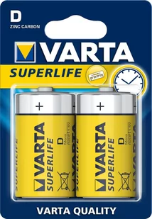 Varta Varta R20/2SZT SUPERLIFE BVARTAR20) BATERIAVARTAR20/2SZTSUPERLIFEBLI - Baterie i akcesoria - miniaturka - grafika 2