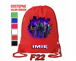 WOREK SZKOLNY NA WF TRENING SPORTOWY Z NADRUKIEM FORTNAIT - IMIĘ - Torby szkolne WOREK SZKOLNY NA WF TRENING SPORTOWY Z NADRUKIEM FORTNAIT - IMIĘ - Torby szkolne - miniaturka - grafika 1