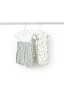 Rampersy - Mayoral Komplet 2 par romperów 1749 Kolorowy - miniaturka - grafika 1