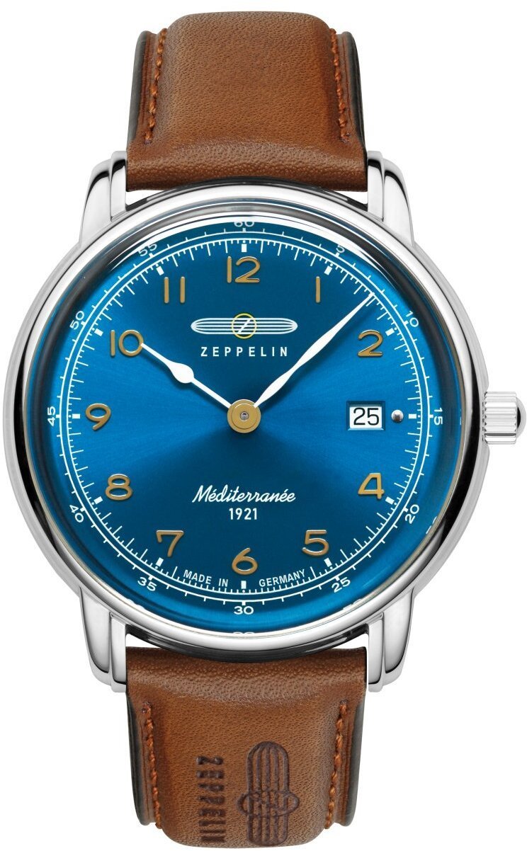 Zegarek Zeppelin Zegarek męski Zeppelin 96403 brązowy