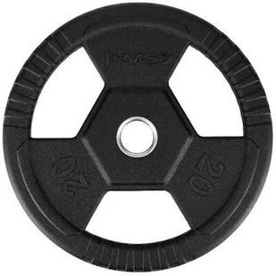 HMS TOH20 CZARNY TALERZ OLIMPIJSKI ŻELIWNY 20 KG - Pozostały sprzęt siłowy - miniaturka - grafika 1