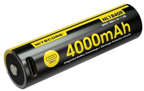 Nitecore Akumulator 18650 4000mAh USB-C NITNL1840R