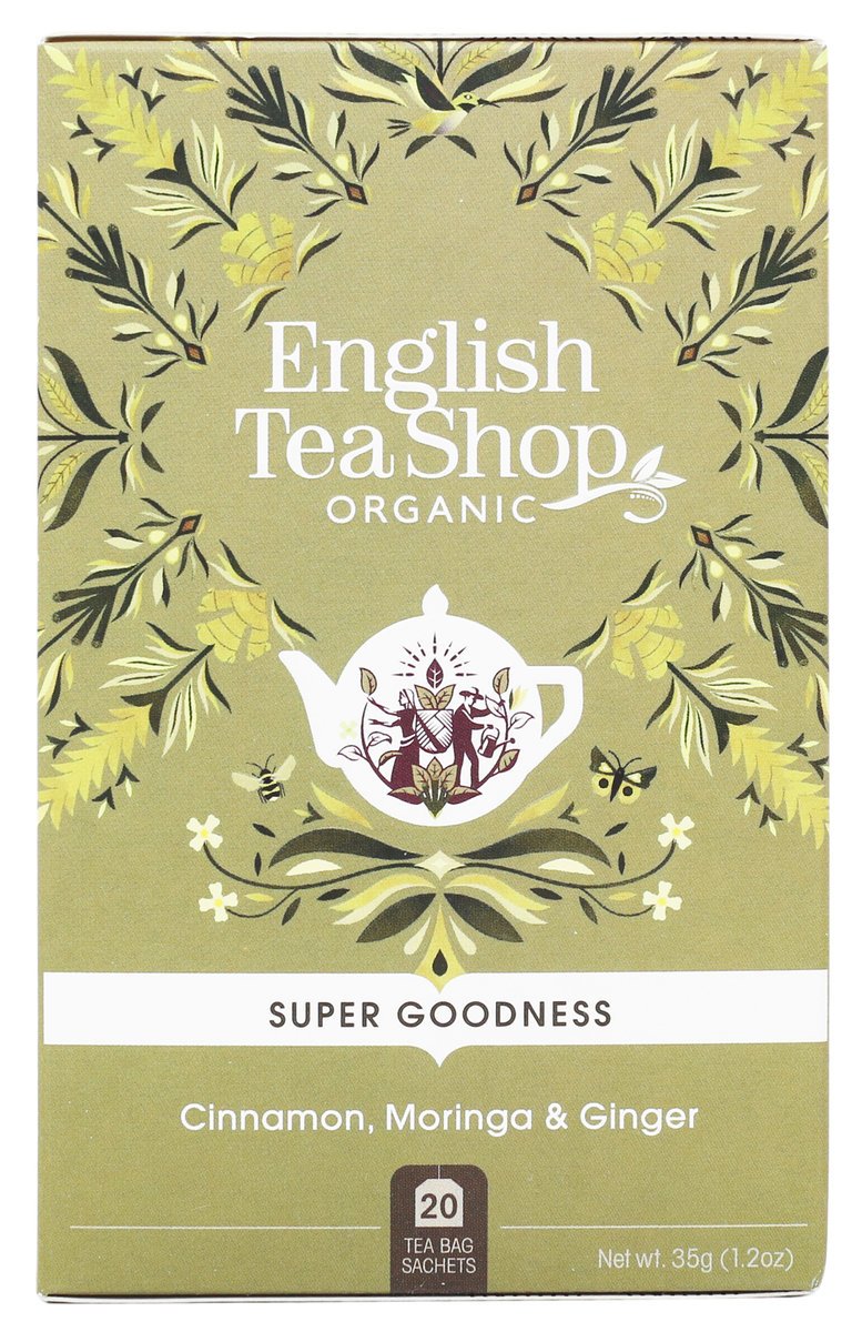 Cinnamon, Moringa & Ginger – Herbatka BIO 20 saszetek na ciepłe chwile