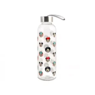 Lulabi Butelka szklana na wodę Mickey&Minnie 3 lata+ 500 ml - Bidony dla dzieci - miniaturka - grafika 1