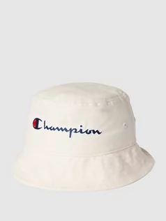 Czapki męskie - Czapka typu bucket hat z napisem z logo - grafika 1