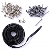 Akcesoria do drzwi - Zestaw montażowy do tapicerki drzwiowej KEDRA czarna - miniaturka - grafika 1