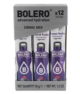 Śmietanki i dodatki do kawy - BOLERO Bolero Napój koncentrat 1 kcal Owoce Leśna 6g x 12 saszetek - miniaturka - grafika 1