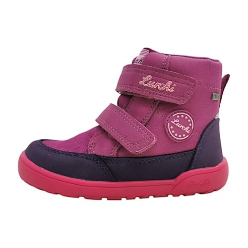 Lurchi Botki Jimmy-TEX Barefoot, różowy (Purple Pink), 30 EU