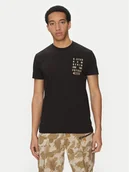 Koszulki męskie - G-Star Raw T-Shirt Text Chest D25968-C506 6057 Czarny Regular Fit - miniaturka - grafika 1
