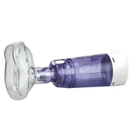 Inhalatory i akcesoria - Philips OptiChamber Diamond, komora inhalacyjna, antystatyczna, ze średnią maską dla dzieci 1-5 lat - miniaturka - grafika 1