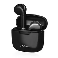 Słuchawki - MT3608K R-PHONES TWS+ - Mini douszne słuchawki bezprzewodowe Bluetooth 5.3 TWS z powerboxem USB-C - czarne - miniaturka - grafika 1