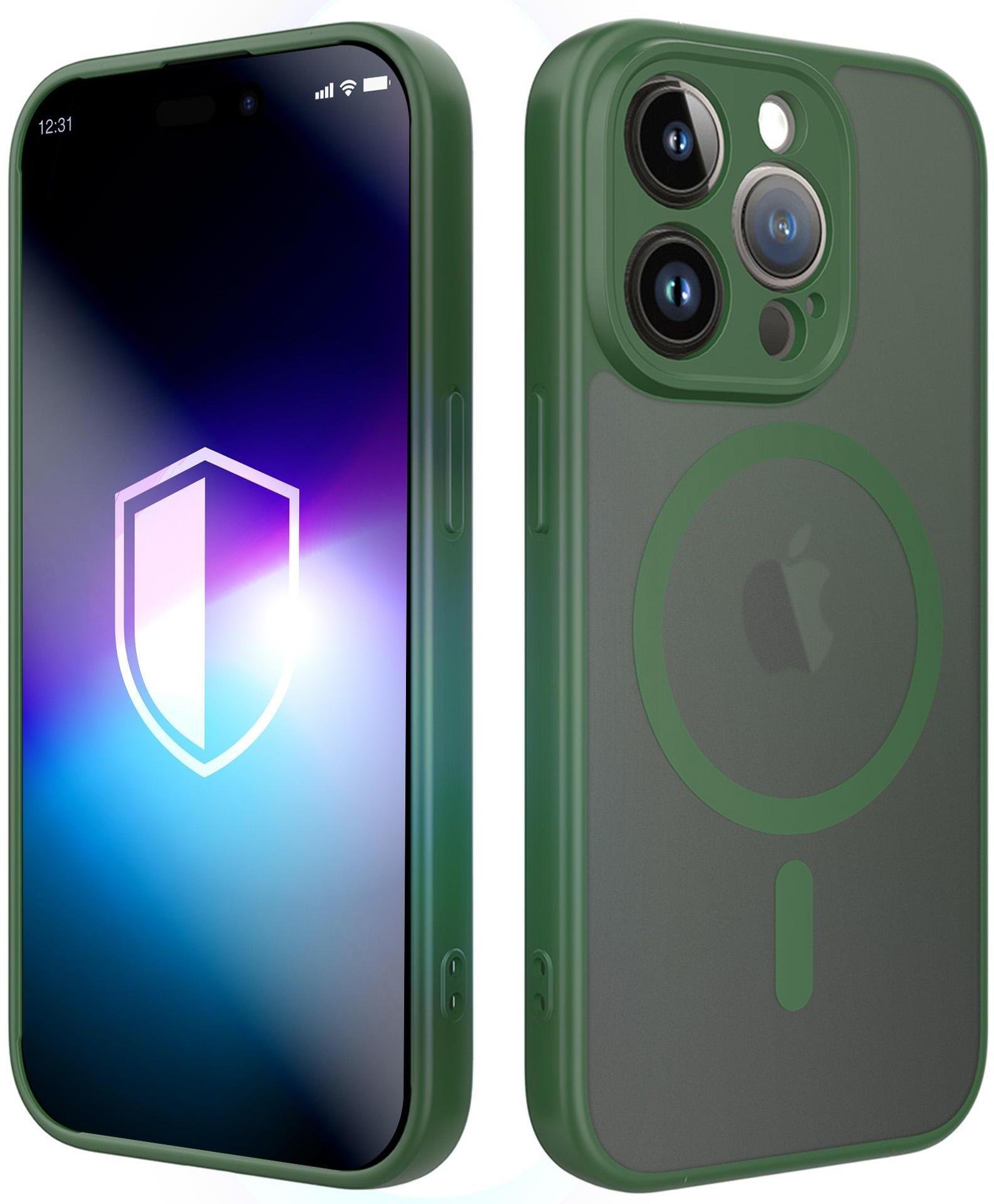 3MK Apple iPhone 14 Pro - 3mk Misty MagCase Green