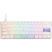 Klawiatury - Ducky One 3 Classic Pure White Mini Klawiatura Gamingowa RGB LED - MX-Silent-Red (US) - miniaturka - grafika 1