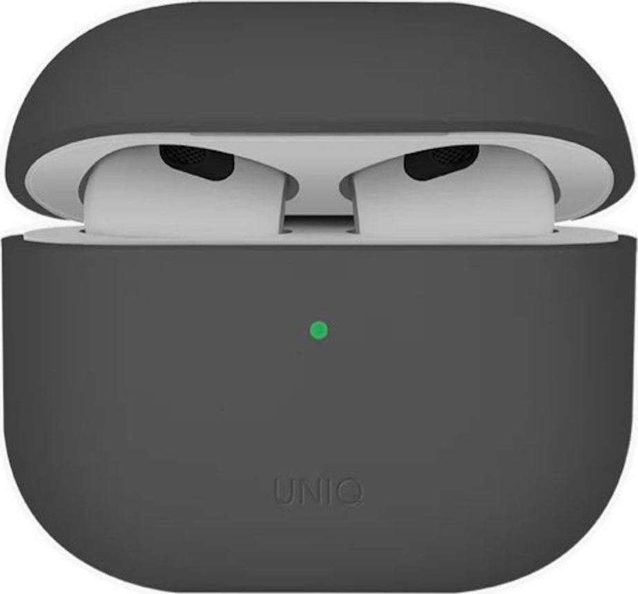 UNIQ Lino - etui silikonowe do AirPods 4 szary - Gwarancja bezpieczeństwa. Proste raty. Bezpłatna wysyłka od 170 zł.