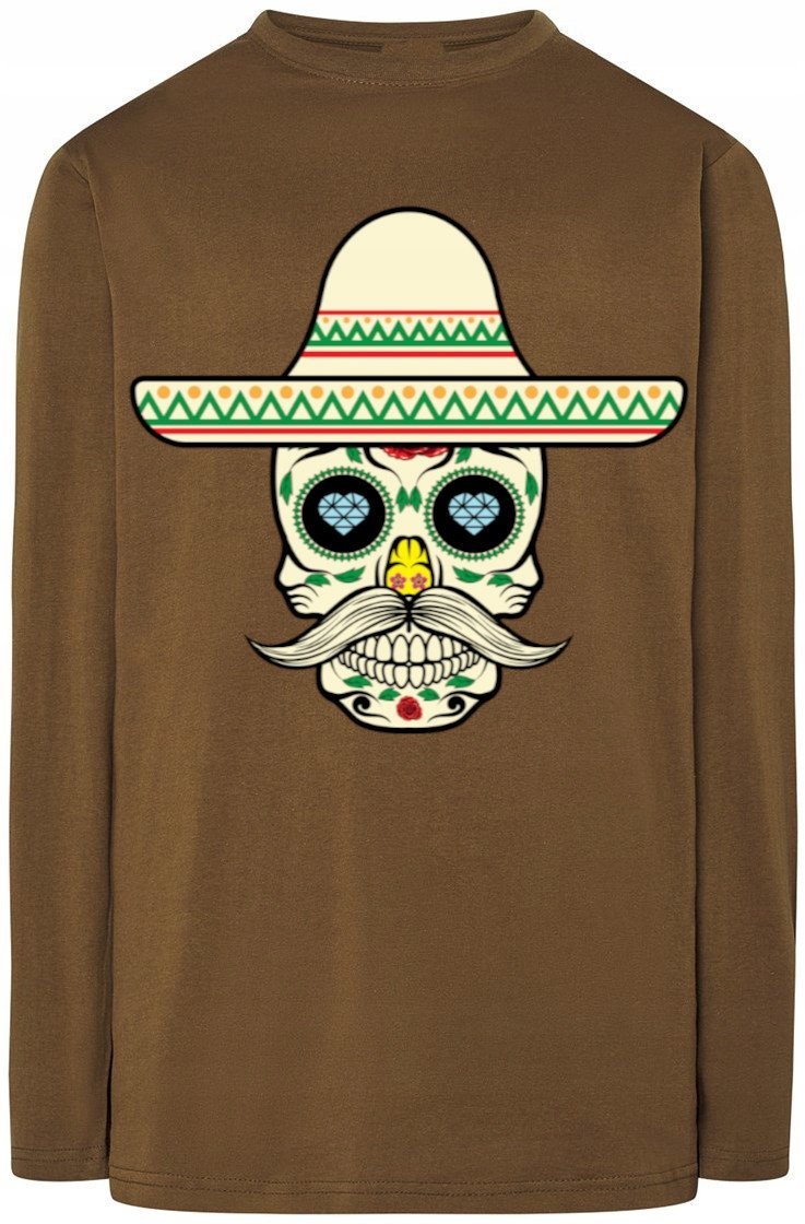 Meksykańska Czaszka bluza Longsleeve Rozm.S