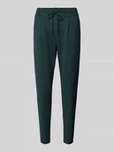 Spodnie damskie - Spodnie o kroju slim fit z zakładkami w pasie i tunelem model ‘POPTRASH LIFE EASY’ - miniaturka - grafika 1