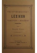 Poezja - Przypowieściowy Lexikon Reprint z 1887r. - miniaturka - grafika 1