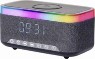 Pozostałe akcesoria do telefonów - MOBILE CHARGER WRL&ALARM CLOCK/DAC-SPKBT-QC15-BK GEMBIRD - miniaturka - grafika 1