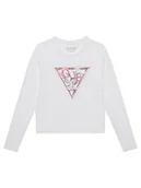 Bluzki damskie - Guess Bluzka J5YI15 K6YW4 Biały Regular Fit - miniaturka - grafika 1