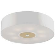 Lampy sufitowe - Amplex Plafon LAMPA sufitowa NABO 0284 natynkowa OPRAWA okrągła metalowa biała 0284 - miniaturka - grafika 1