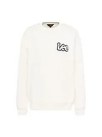 Bluzy męskie - Lee Men's Loose Crew SWS bluza męska, ecru, XL - miniaturka - grafika 1
