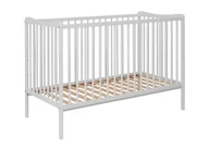 Łóżeczka i kojce - Łóżeczko Grześ 120x60 BUKOWE BIAŁY - miniaturka - grafika 1