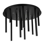 Lampy sufitowe - Lampa sufitowa ILIOS AZ5753 Azzardo LED 64W 3000K wielopunktowa czarny - miniaturka - grafika 1