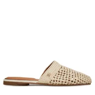 Klapki i japonki damskie - Klapki Tommy Hilfiger Crochet Mule FW0FW08413 Écru - miniaturka - grafika 1