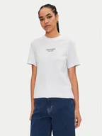 Koszulki i topy damskie - Calvin Klein T-Shirt New York K20K208064 Biały Regular Fit - miniaturka - grafika 1