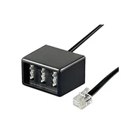 Kable miedziane - Goobay R ohne Kennzeichnung TEL ADAP RJ11 - TAE NFN BLACK 4040849680267 - miniaturka - grafika 1