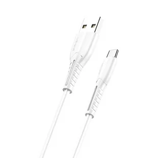 USAMS Kabel U35 microUSB 2A Fast Charge 1m biały/white SJ365USB02 (US-SJ365) - Kable USB - miniaturka - grafika 2