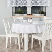 Obrusy i serwetki - Markizeta Pela Obrus wodoodporny fi 130 kolor biały 001 TORENA/206/C01/130000/1 - miniaturka - grafika 1