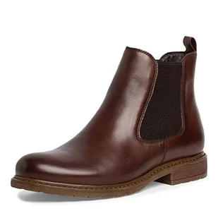 Tamaris Damskie kozaki 1-1-25056-41 Chelsea, Skóra Muscat Leather, 39 EU - Kozaki damskie - miniaturka - grafika 1