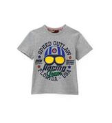 Koszulki dla chłopców - T-Shirt chłopięcy Racing Florida szara Orginal Marines - miniaturka - grafika 1