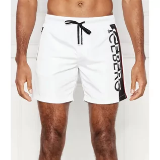 Kąpielówki męskie - Iceberg Szorty kąpielowe Medium Boardshort | Regular Fit - grafika 1