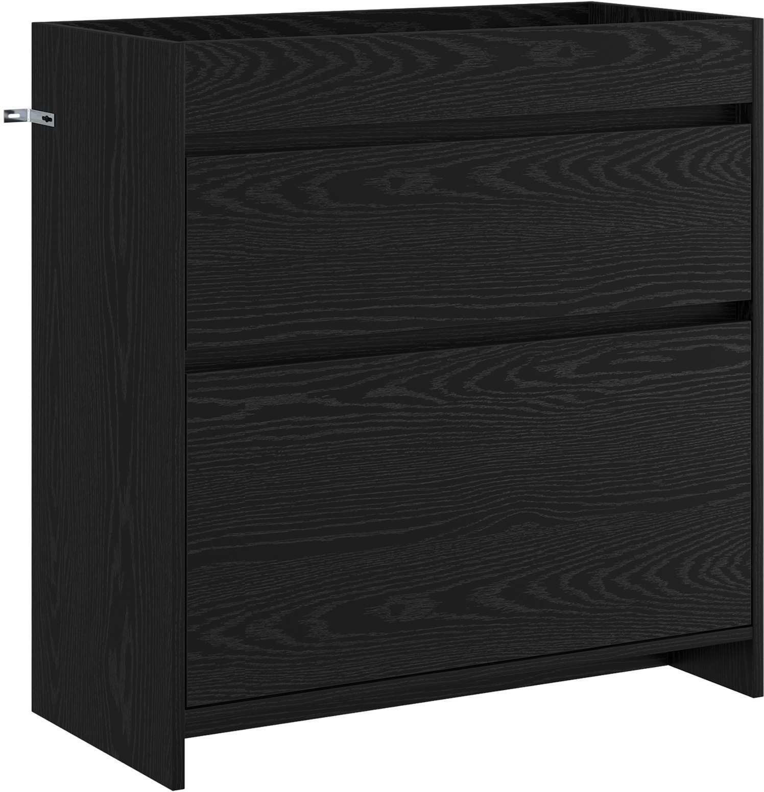 vidaXL vidaXL Szafka pod zlewem w łazience Czarny dąb 78,5 x 37,5 x 81 cm