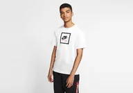Koszulki męskie - Nike Sportswear Air Tee White - miniaturka - grafika 1