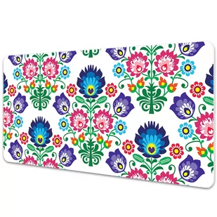 Duża podkładka na biurko dla dzieci Wzór ludowy 120x60 cm - Podkładki na biurko - miniaturka - grafika 1