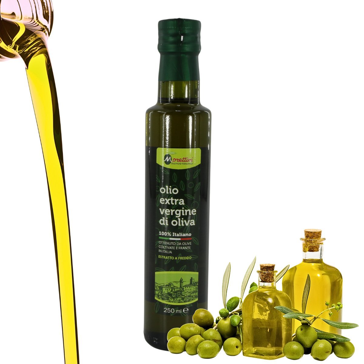 MORETTINI oliwa extra vergine 250ml Włochy Toskania - 100% Italiano