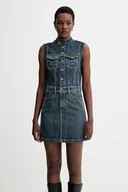 Sukienki - G-Star sukienka jeansowa 0 kolor niebieski mini dopasowana D27698.D577 - miniaturka - grafika 1